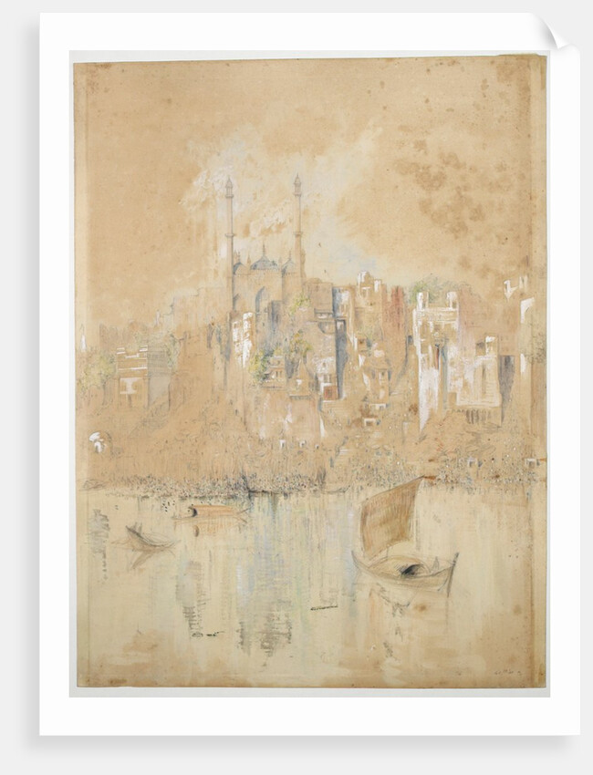 Aurangzeb's Mosque by George Landseer