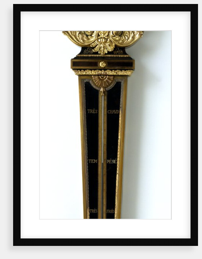 Barometer with thermometer. Paris, France, early 18th century by Unknown