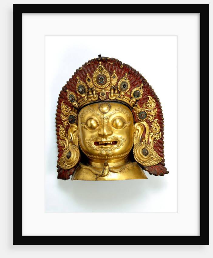 Mask of Bhairava. Tibet, late 16th century by Unknown