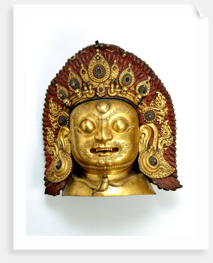 Mask of Bhairava. Tibet, late 16th century by Unknown