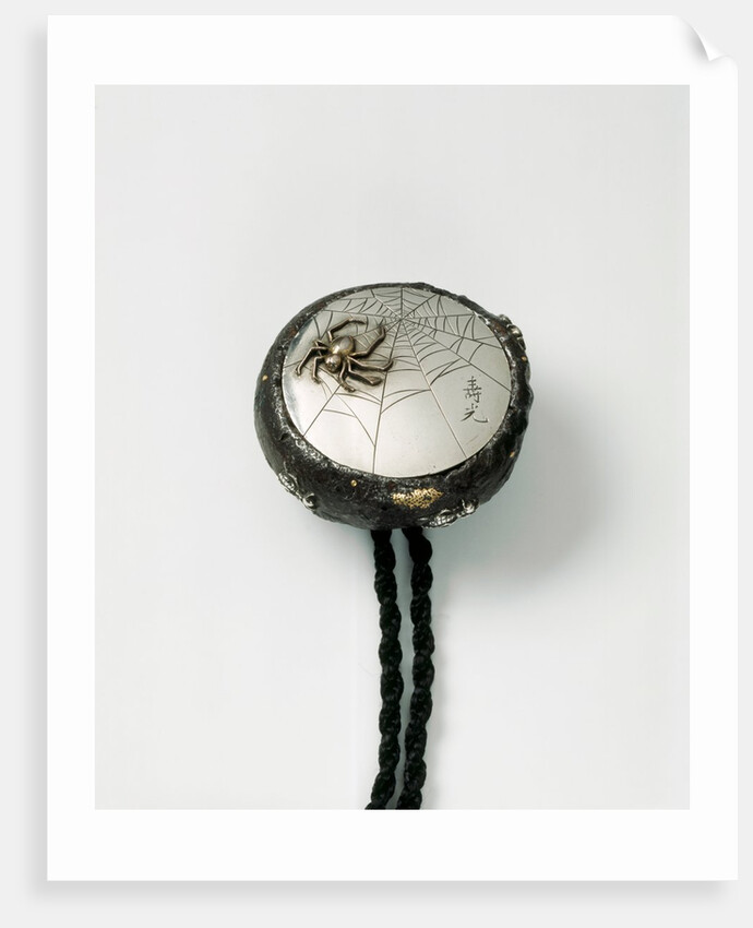 Netsuke Kagamibuta Mirror Plate by Unknown