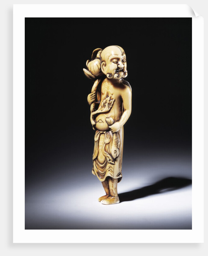 Netsuke figure of Sennin by Unknown