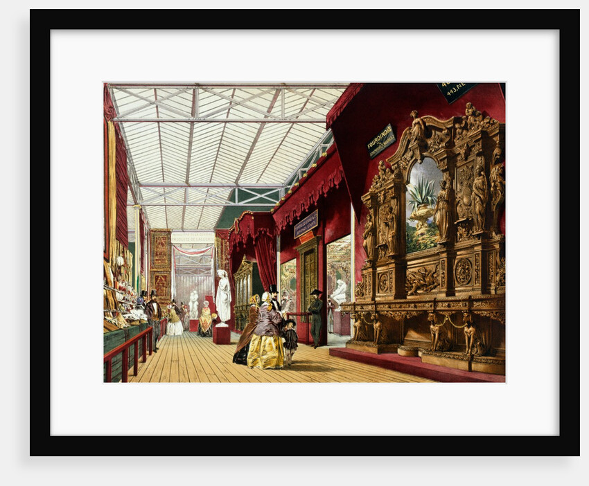 The Fourdinois Cabinet at the Great Exhibition by Dickinson Brothers