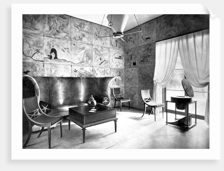 Salon, in The Danish Pavilion, for The Paris Exhibition of 1925 by Anonymous