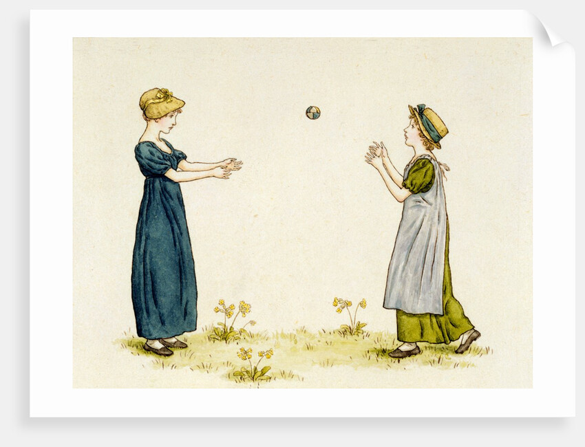 Children playing by Kate Greenaway
