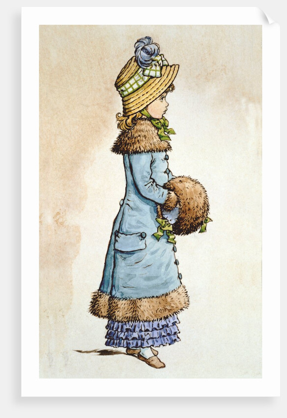 Young Victorian Girl by Kate Greenaway