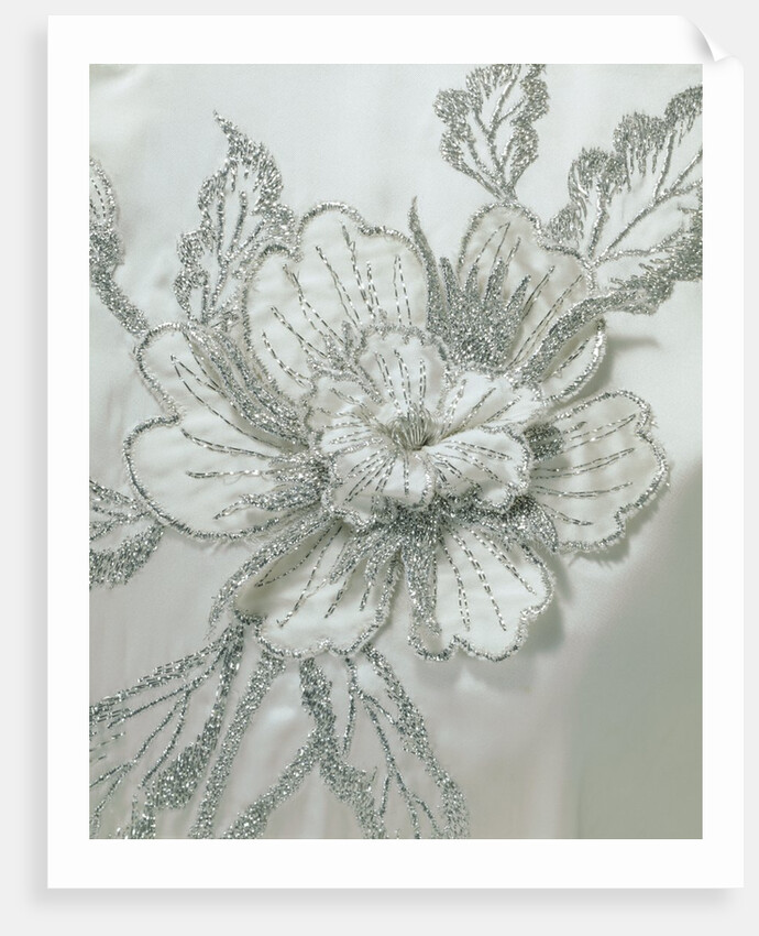 Quipao, detail. Hong Kong, China, late 20th century by Unknown