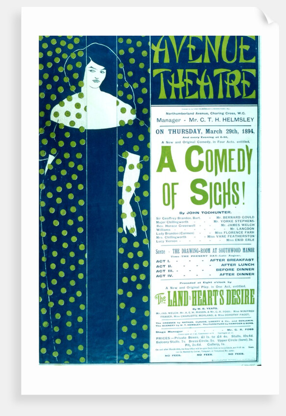 A comedy of sighs by Aubrey Vincent Beardsley