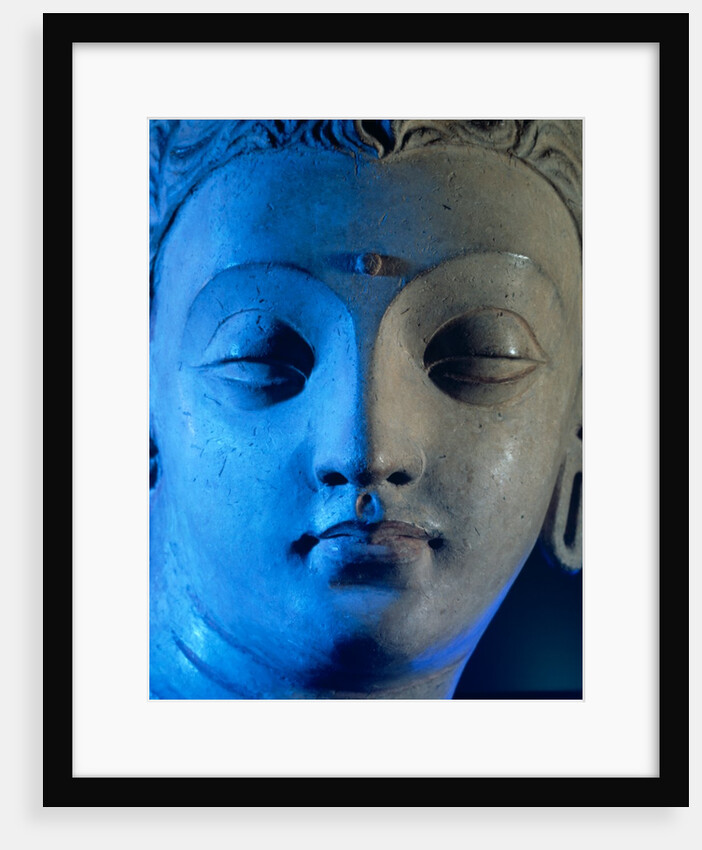 Head of The Buddha, Bodhisattva. Hadda, Afghanistan, 4th-5th century by Unknown