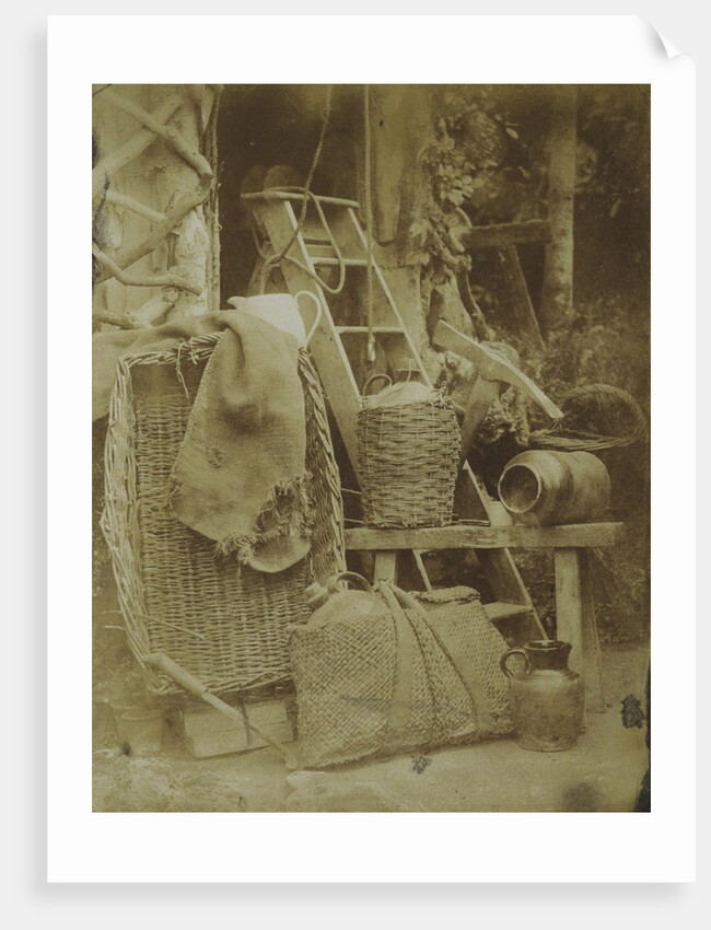 Still Life of Garden Implements by Calvert Jones