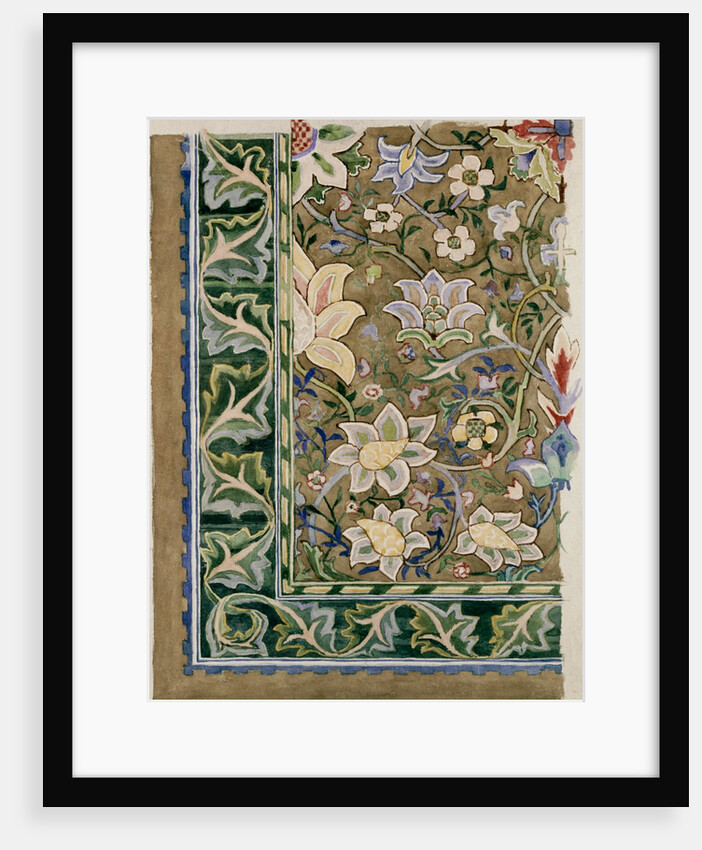 Carpet Design, detail by William Morris