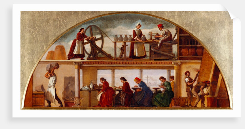 A Pottery Shop by Alfred Morgan