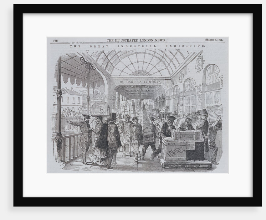 Departure of the French Goods for the Great Exhibition. England, 1851 by Anonymous