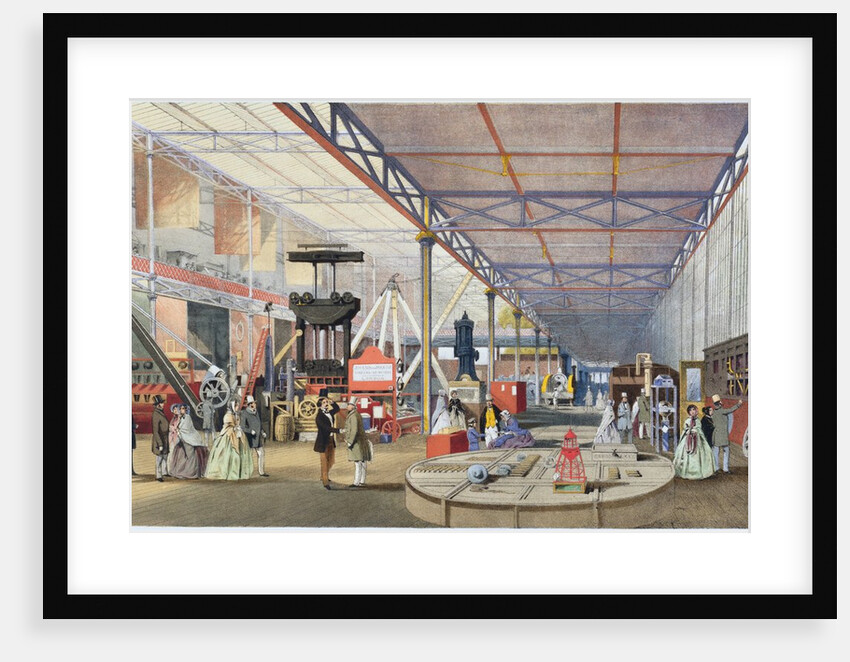 The Machinery Court at the Great Exhibition by Joseph Nash