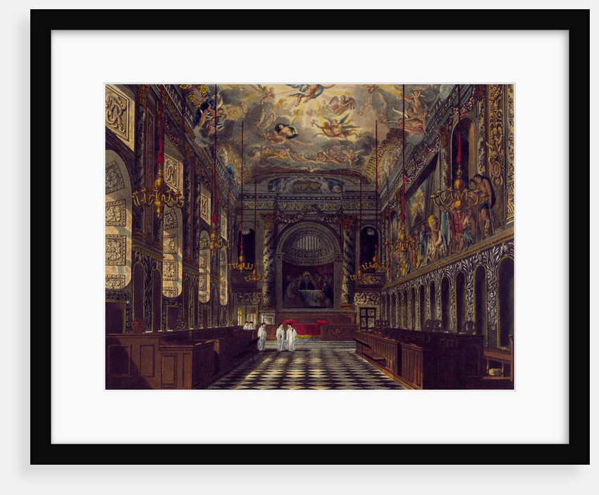 The Royal Chapel at Windsor Castle by Anonymous