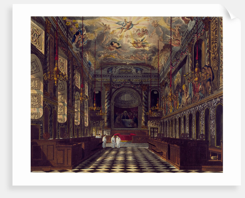 The Royal Chapel at Windsor Castle by Anonymous