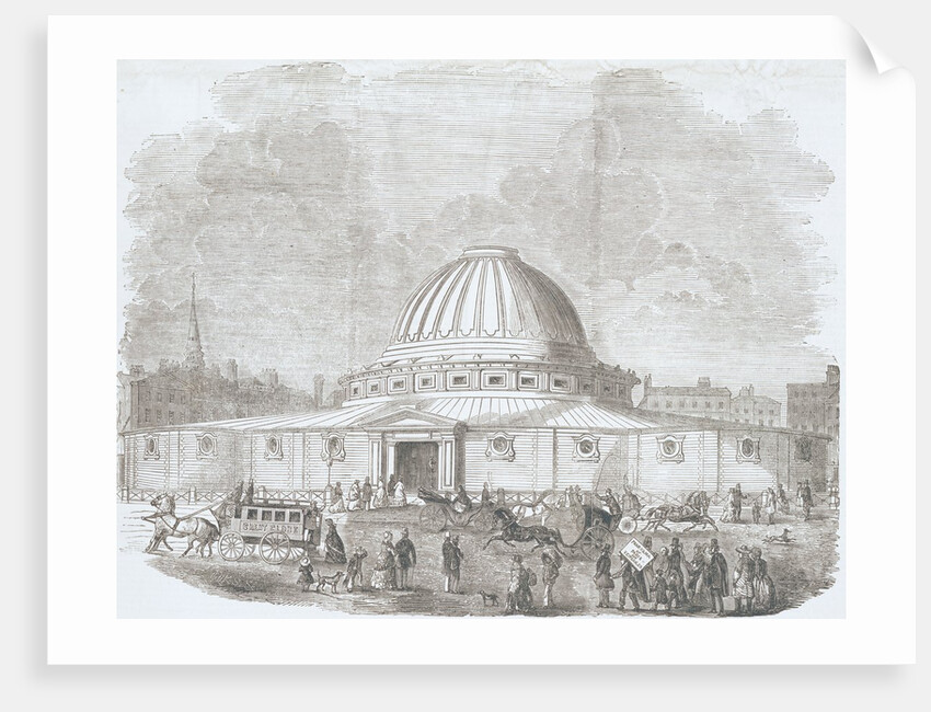 The Building in Leicester Square. England, 1851 by Anonymous
