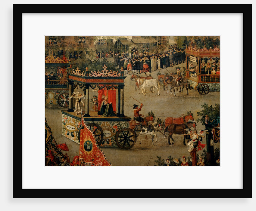 Procession of the Ommeganck at Brussels in 1615, detail by Denis Van Alsloot
