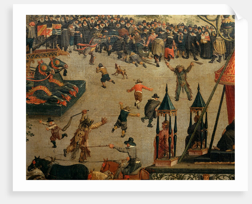 Procession of the Ommeganck at Brussels in 1615, detail by Denis Van Alsloot