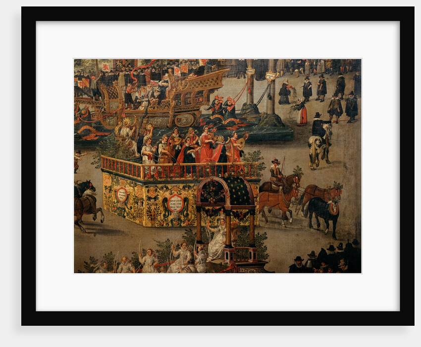 Procession of the Ommeganck at Brussels in 1615, detail by Denis Van Alsloot