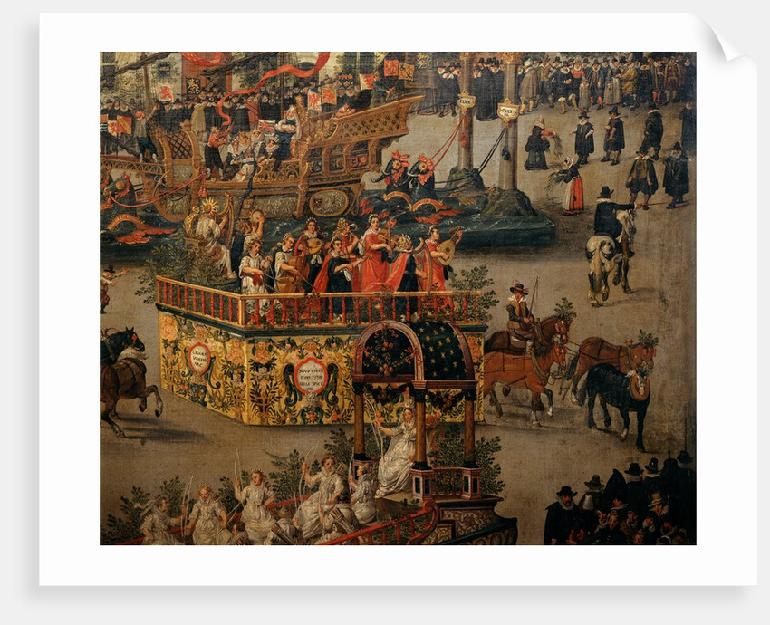 Procession of the Ommeganck at Brussels in 1615, detail by Denis Van Alsloot