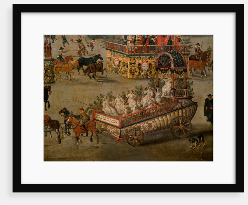 Procession of the Ommeganck at Brussels in 1615, detail by Denis Van Alsloot
