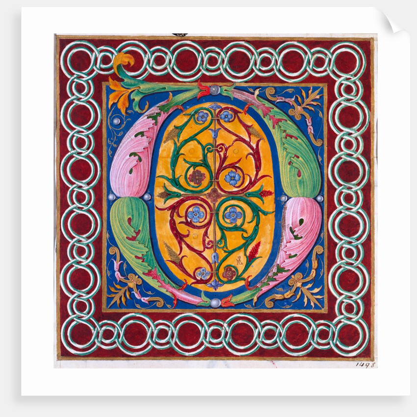 Initial O. Italy, 16th century by Unknown