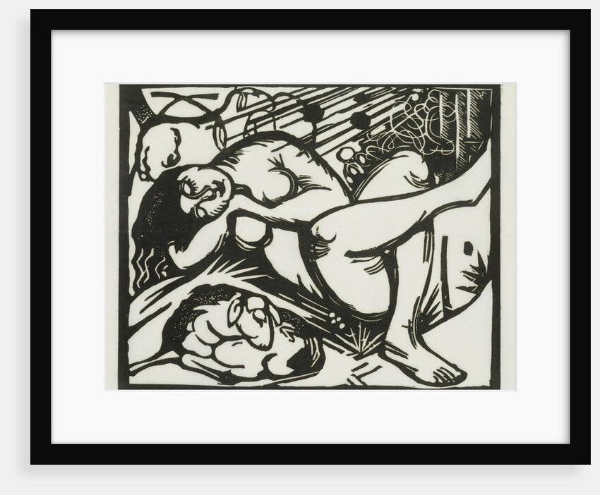Sleeping Shepherdess by Franz Marc