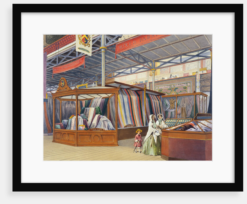 Bradford Court, the Textiles and Woollen section of the Great Exhibition. London, England, late 19th century by Unknown