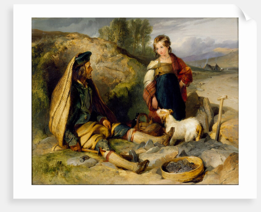 The Stonebreaker and His Daughter by Edwin Henry LandseerRA) (Sir