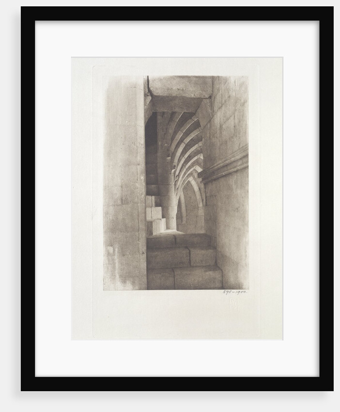 Lincoln Cathedral, Stairway in the S.W. Turret by Evans