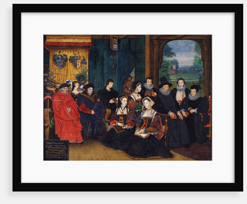 Sir Thomas More and family by Rowland Lockey