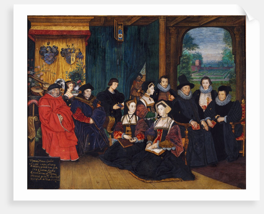 Sir Thomas More and family by Rowland Lockey