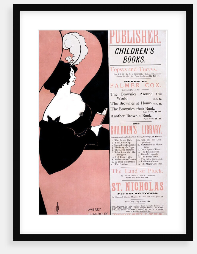 Poster by Aubrey Vincent Beardsley