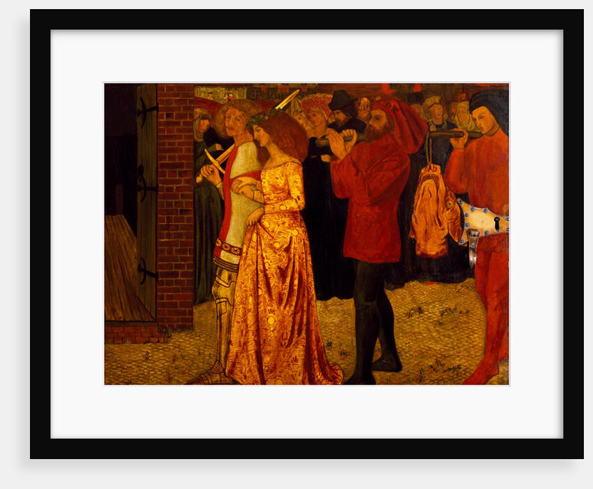 Triumphal return of St. George and the Princess by William Morris