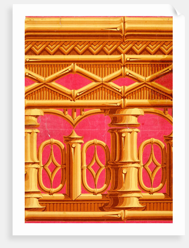 Bamboo wallpaper. Kent, England, mid-19th century by Thomas Avery