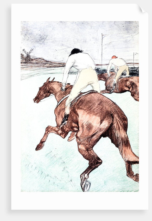 The Jockey by Henri-Toulouse Lautrec