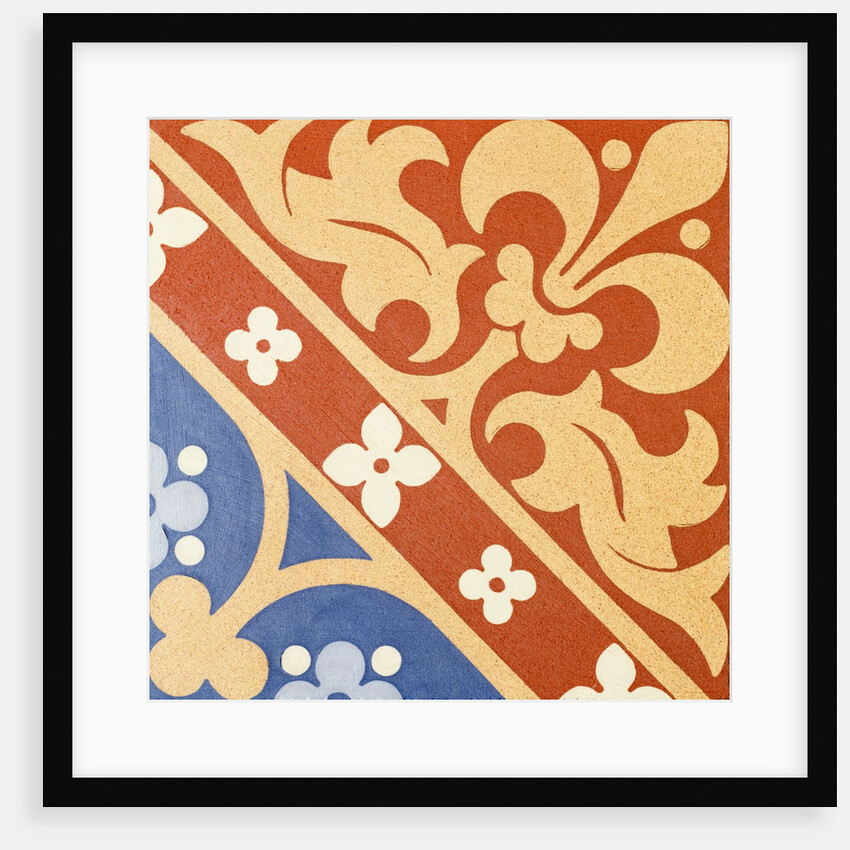 Encaustic tile. England, mid-19th century by Anonymous