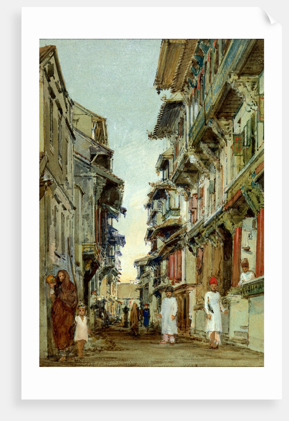 A Street in the Native Town by William Carpenter