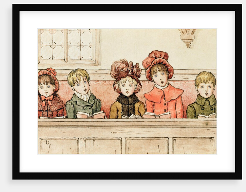 Children at Church by Kate Greenaway