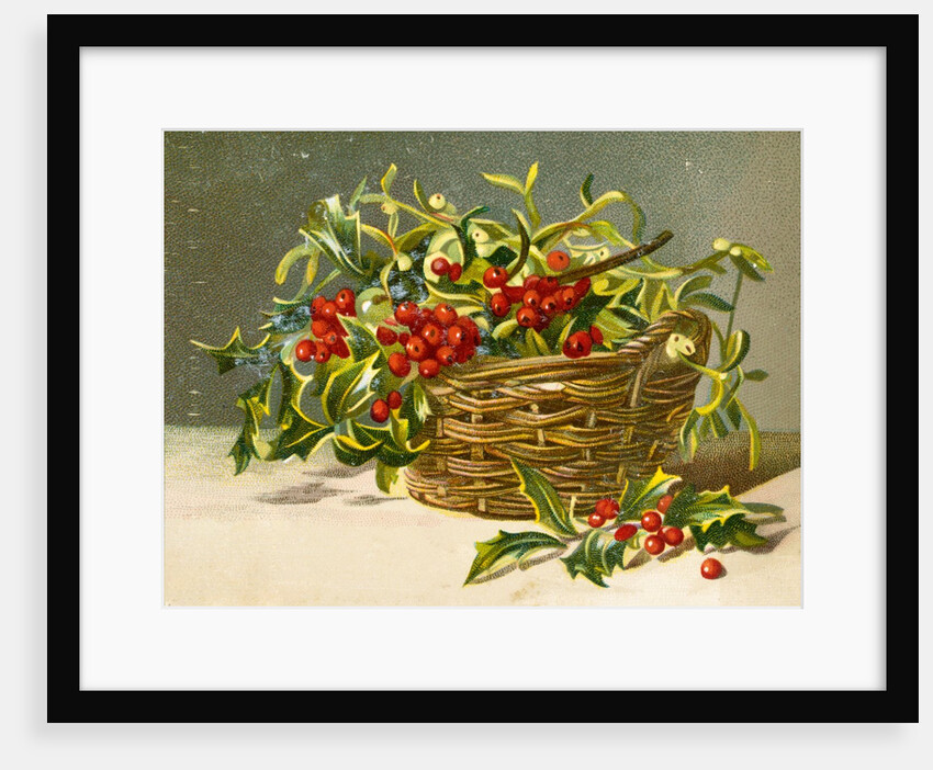 Christmas Card. England, 19th century by Anonymous