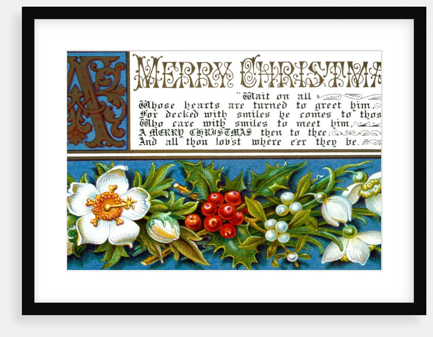 Christmas Card by C. Goodall & Son