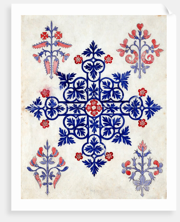 Floriated Ornament by Augustus Welby Northmore Pugin