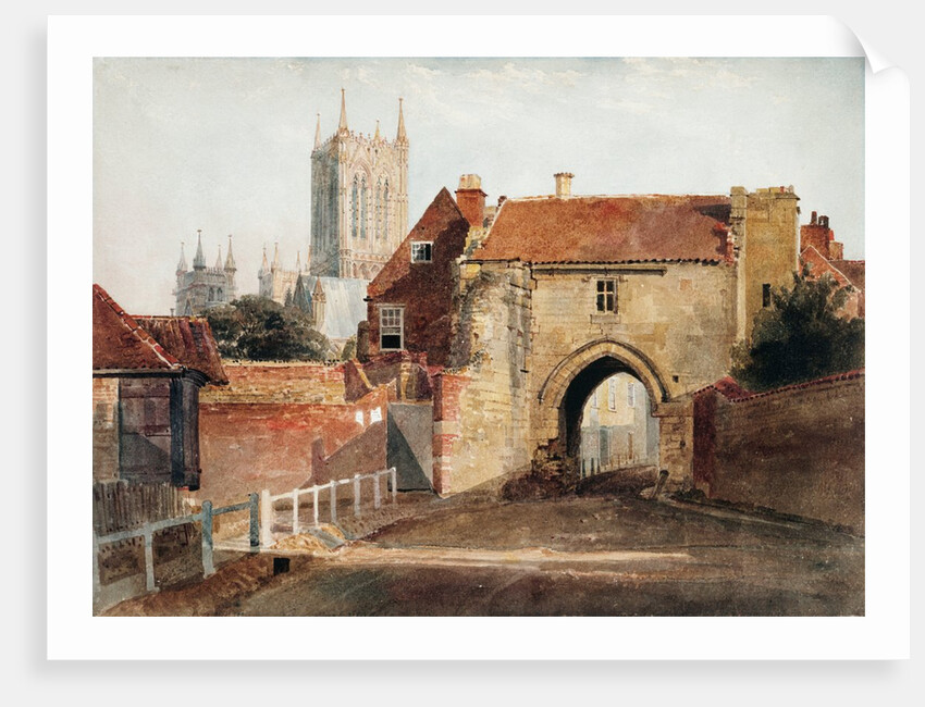 Potter Gate, Lincoln by Peter De Wint