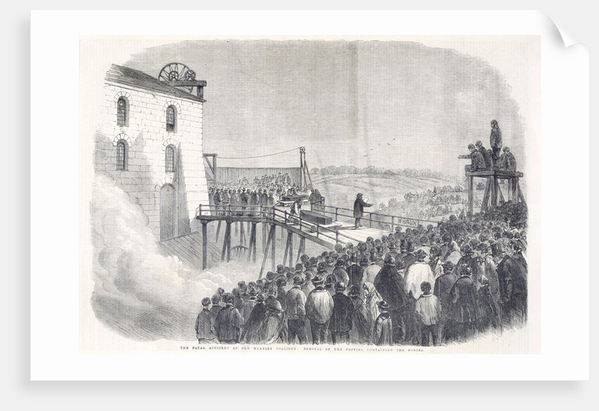 The fatal accident at New Hartley Colliery by Anonymous
