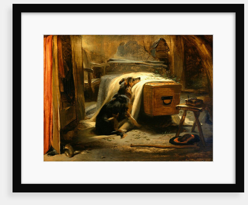 The Old Shepherd's Chief Mourner by Edwin Henry LandseerRA) (Sir