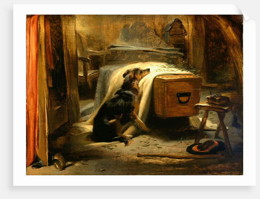 The Old Shepherd's Chief Mourner by Edwin Henry LandseerRA) (Sir