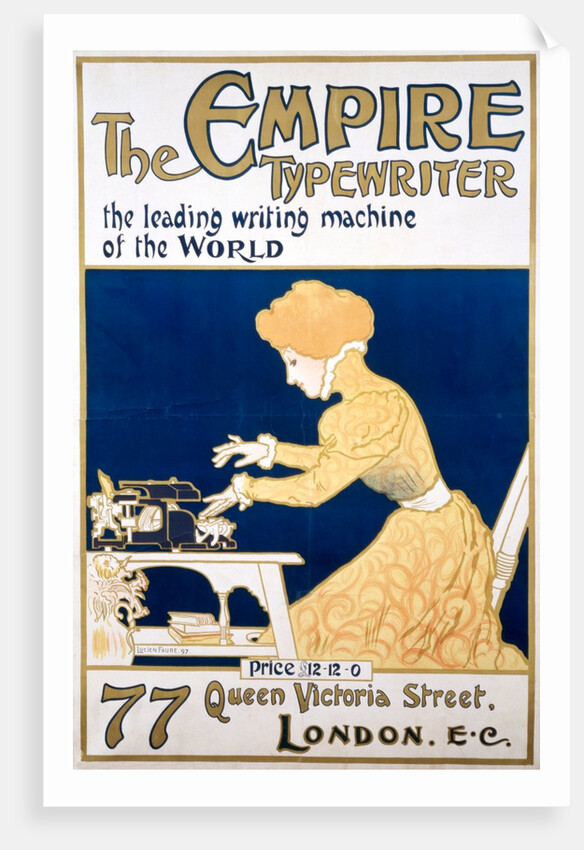 The Empire Typewriter by Lucien Faure