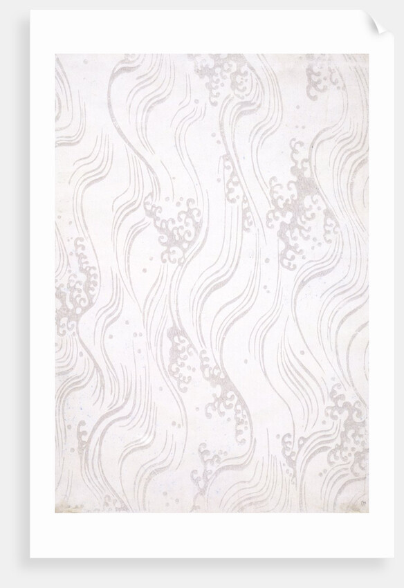 Silver waves paper by Unknown