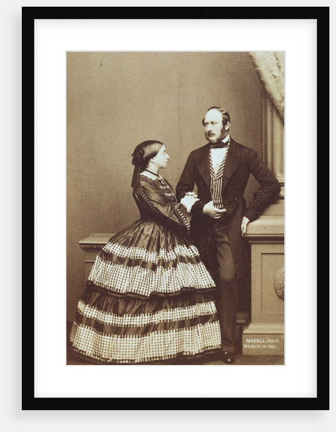 Queen Victoria and Prince Albert by John Jabez Edwin Mayall